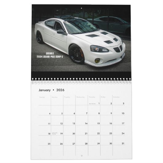 2014 GPFのカレンダー カレンダー (1月 2026)