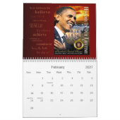2014 Obama Collectivable Keepsake Calendar I カレンダー (2月 2027)