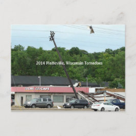 2014 Platteville, Tornadoes Memorabiliaはがき ポストカード