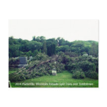 2014 Platteville, Tornadoes Memorabilia Postcard