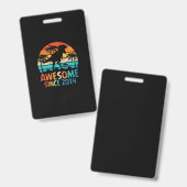 2014sが誕生日素晴らし絞り染め バッジ (正面＆裏面)