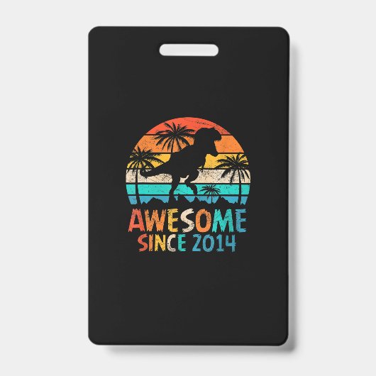 2014sが誕生日素晴らし絞り染め バッジ (正面)