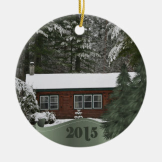 2015あなたの写真の新しい家のクリスマスを加えて下さい セラミックオーナメント