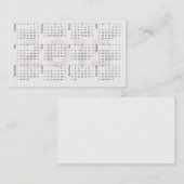 2015のカレンダーの名刺 名刺 (正面/裏面)