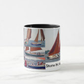 2015の石造りの馬の建築者のコップのコップ マグカップ (中央)