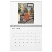 2015アールヌーボーカレンダー:庭師の仲間 カレンダー (3月 2026)