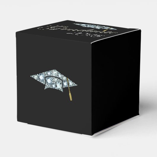 2015エレガントダイヤモンドの卒業キャップ フェイバーボックス (裏面サイド)