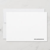 2015グレーブラック写真卒業パーティーのクラス 招待状 (裏面)