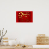 2015ゴールデンラム羊ヤギ年 – ポスター (キッチン)