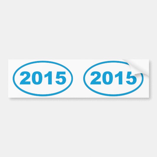 2015シアンブルー バンパーステッカー (正面)