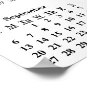 2015ティーカップ&ソーサーウォールカレンダー ポスター (角)