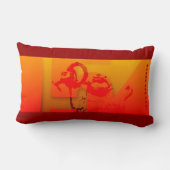 2015ラムポップ・アートの羊ヤギ年 – 枕 (裏面)