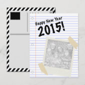 2015年あけましておめでとう シーズンポストカード (正面/裏面)