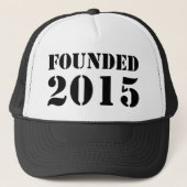 2015年に設立 キャップ (正面)