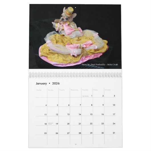 2015年のキーのYum Yumカレンダー カレンダー (1月 2026)