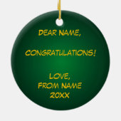 2015年のクラス セラミックオーナメント (裏面)