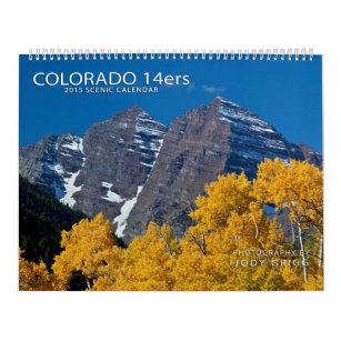 2015年のコロラド州14ersのカレンダー カレンダー