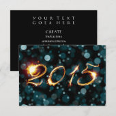 2015年のパーティーライト 招待状 (正面/裏面)