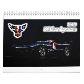 2015年のミシガン州FBodyのカレンダー! カレンダー