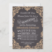 2015年の中盤桃のクラス卒業 招待状 (正面)