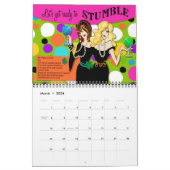 2015年の働き女の子のデザインのカレンダー カレンダー (3月 2026)