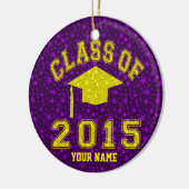 2015年の卒業のクラス セラミックオーナメント (左)