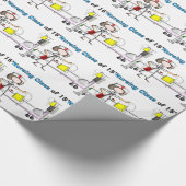 2015年の看護のクラス ラッピングペーパー (角)