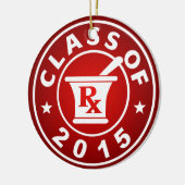 2015年の薬学のクラス セラミックオーナメント (左)