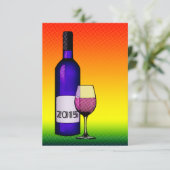 2015年の記念ワイン 招待状 (スタンド正面)