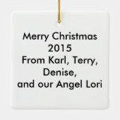 2015年のBetzの子供のオーナメント セラミックオーナメント (裏面)