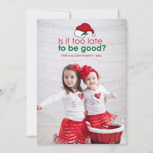 2015年は良くなるには遅すぎるか？フルフォト (正面)