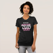2015年または年の看護の卒業生の名前をカスタムするW10Z Tシャツ (正面フル)