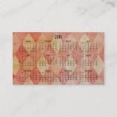 2015年カレンダー付きハードボイルド・グリティ・名刺 名刺 (裏面)