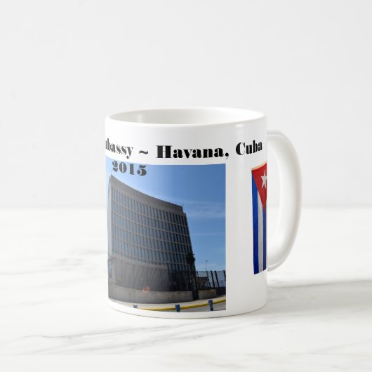 2015年キューバ駐在アメリカ大使館 コーヒーマグカップ (正面右)