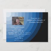 2015年ジャンズ青い卒業招待状のクラス 招待状 (裏面)