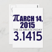 2015年パイ日 ポストカード (正面/裏面)