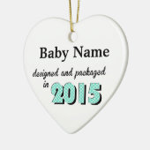 2015年パーソナライズされたベビー設計/パッケージ セラミックオーナメント (左)