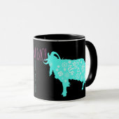 2015年ベトナム旧正月のヤギのマグカップ マグカップ (正面右)