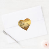 2015年ラムヒツジまたはヤギ – ハートシール (封筒)