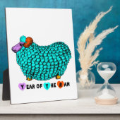 2015年ラムヒツジまたはヤギ –  フォトプラーク (側面)