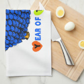 2015年ラム羊やヤギのキッチンタオル キッチンタオル (四つ折り)