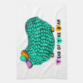 2015年ラム羊やヤギのキッチンタオル キッチンタオル (縦)