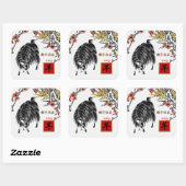 2015年中国ののヤギ/ラムのシール スクエアシール (シート)