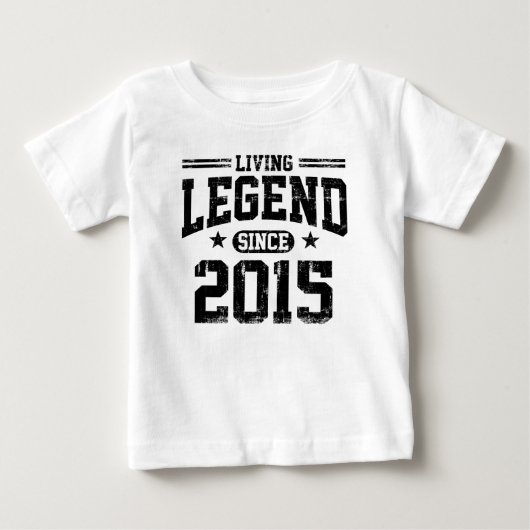2015年以来の生きている伝説 ベビーTシャツ (正面)