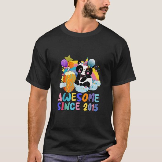 2015年以来の8回目のパンダ凄さ Ns Tシャツ (正面)