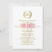 2015年医看護学校卒業 招待状 (正面)