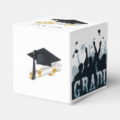 2015年卒業のキャップと卒業証書をパーソナライズ フェイバーボックス (裏面サイド)