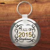 2015年卒業キーチェーンの名前クラスの追加 キーホルダー (正面)