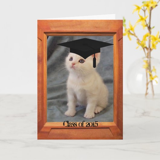 2015年卒業クラス カード (黄色い花)