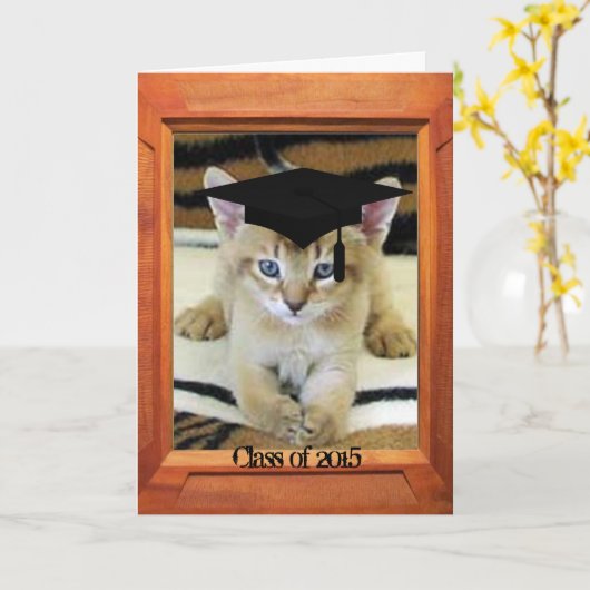 2015年卒業クラス カード (黄色い花)